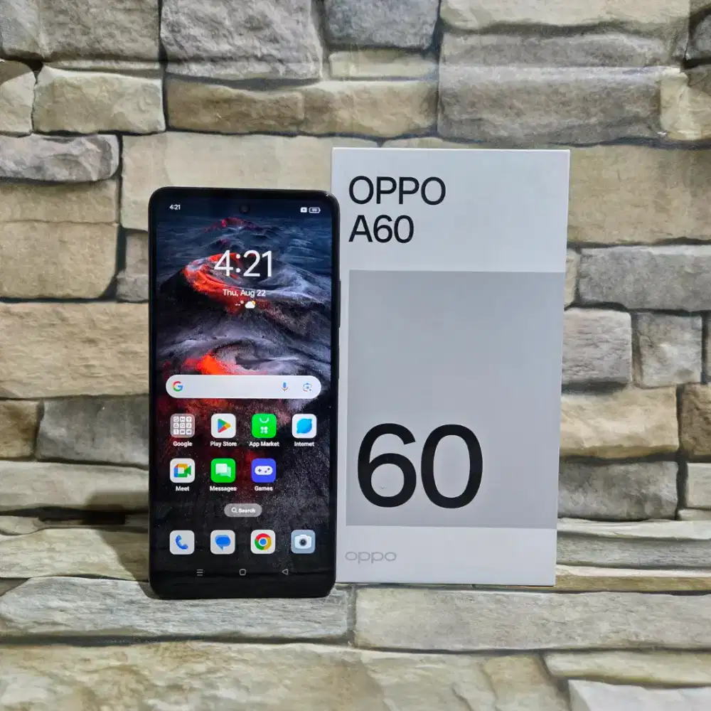 Oppo A60 4G 8/128 Ungu Kelengkapan Hp dan Dos aja,segel mulus 98%