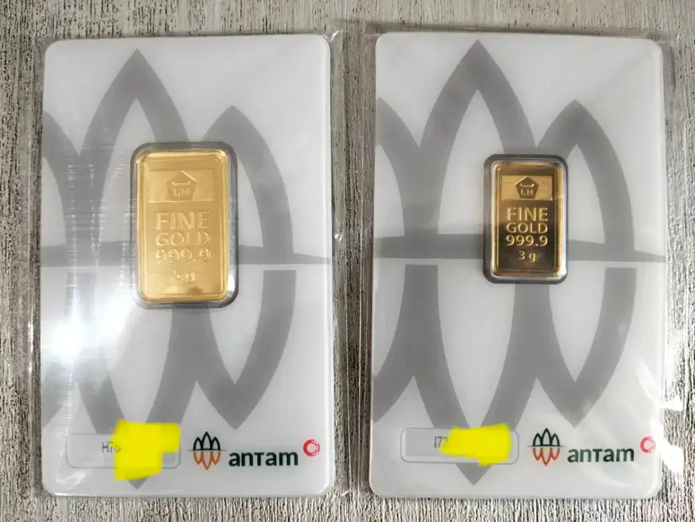 Dijual Logam Mulia (LM) Antam 3 dan 5 Gram Tahun 2024 - 2025