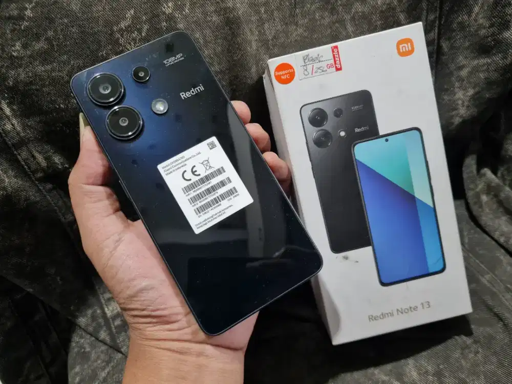 Redmi Note 13 4G ram 8/256gb mulus fullset
