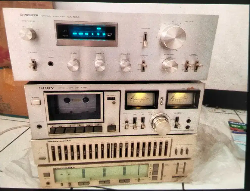 Amplifier, equalizer,tape