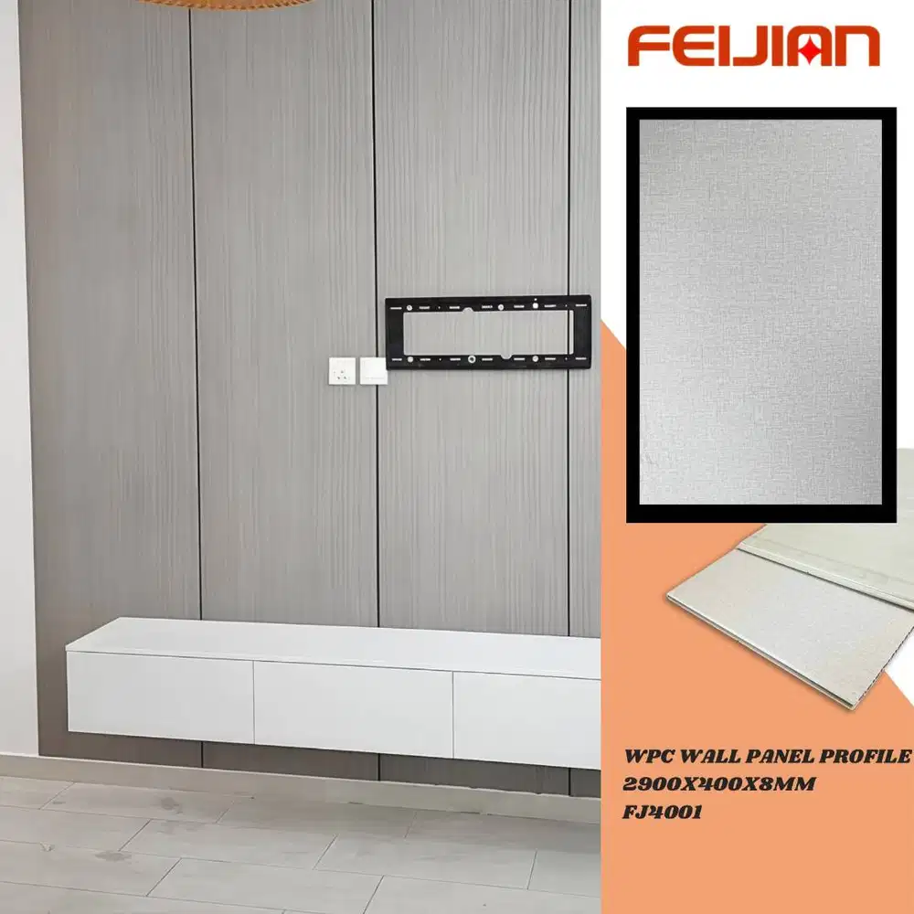 Wallboard PVC Dinding Feijian 40cm | Panel PVC Dinding Tahan Air