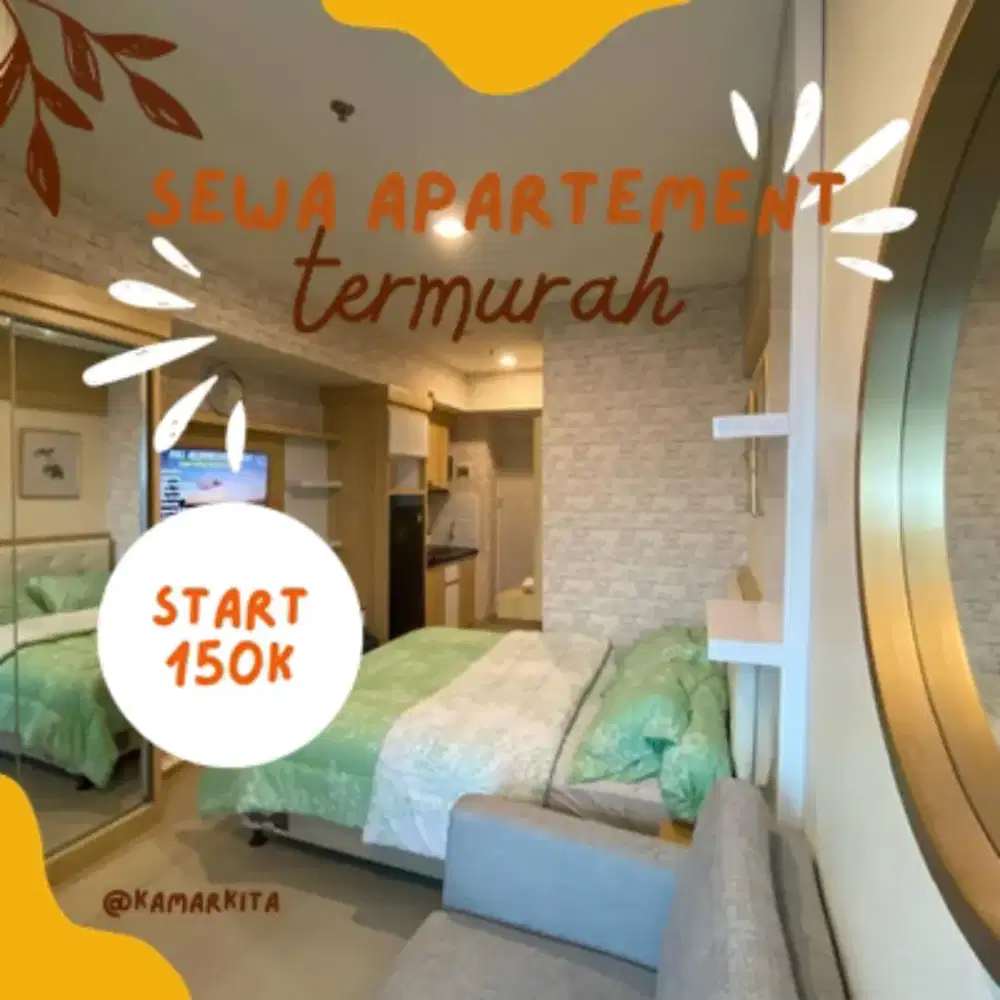 Sewa apartemen Harian/Transit GREEN PRAMUKA CITY Jakarta Pusat