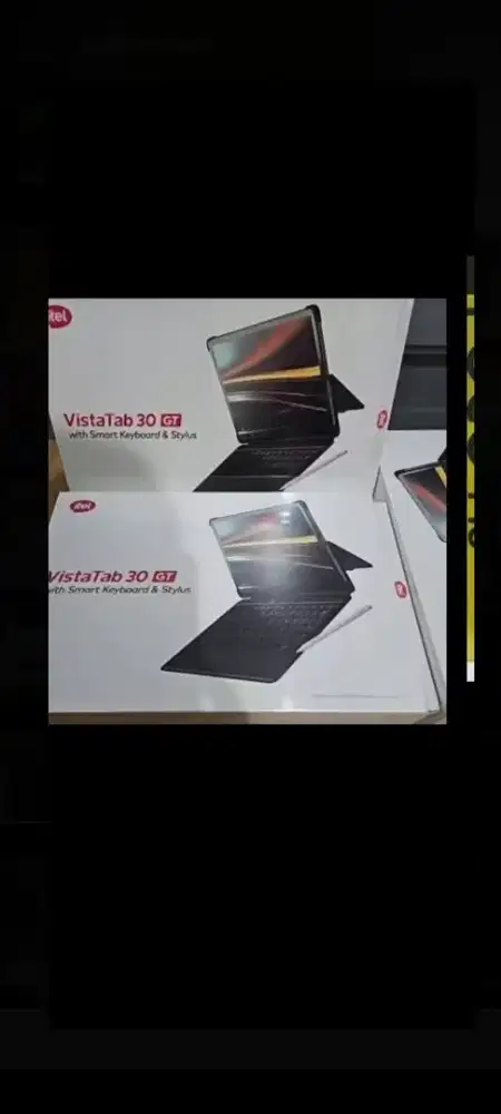 Tablet itel vista tab 30 GT bonus flipcase keyboard stylus pen