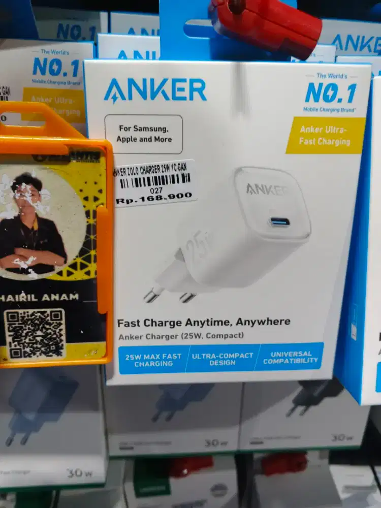 ADAPTER ANKER ZOLO 25Watt Output Type C GAN