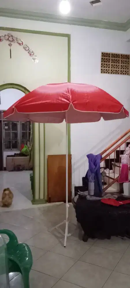 Payung 200cm uv + tripod ( dudukan payung )