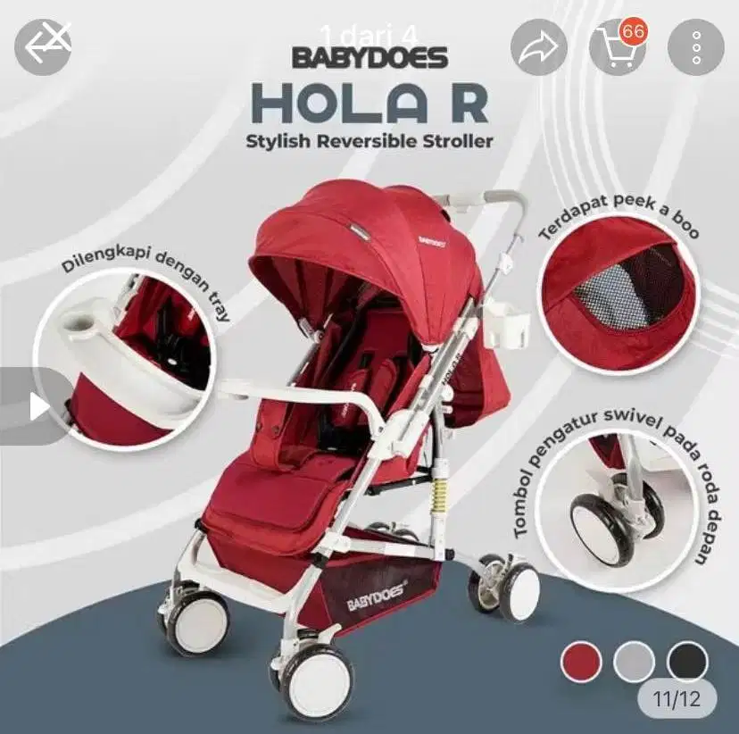 Stroler Babydoes Hola R