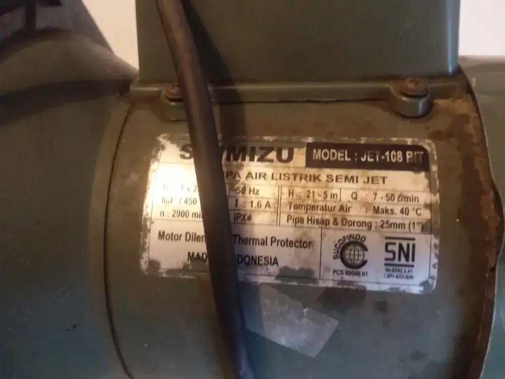 Pompa air Shimizu semi jet pump
