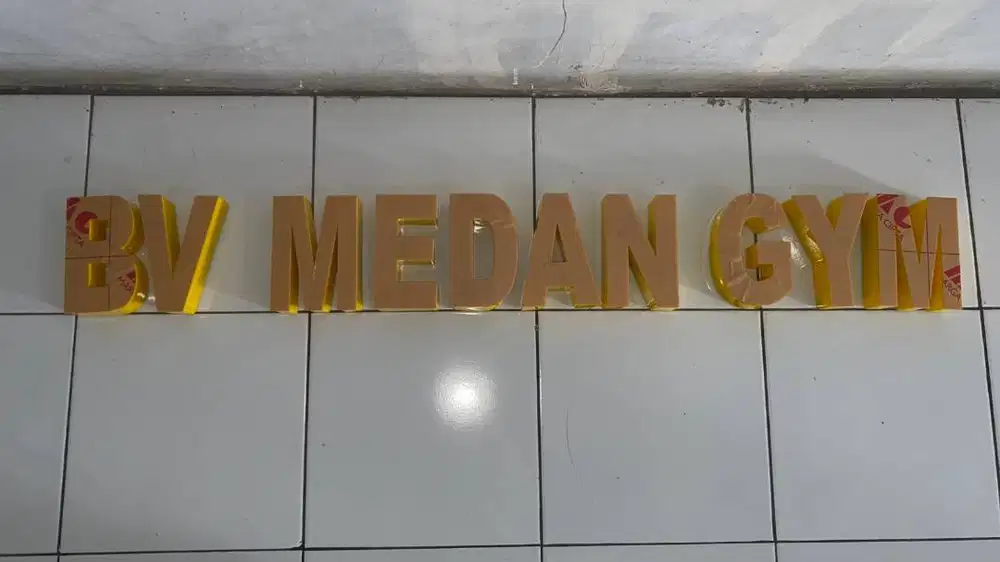 HURUF TIMBUL AKRILIK NON LAMPU