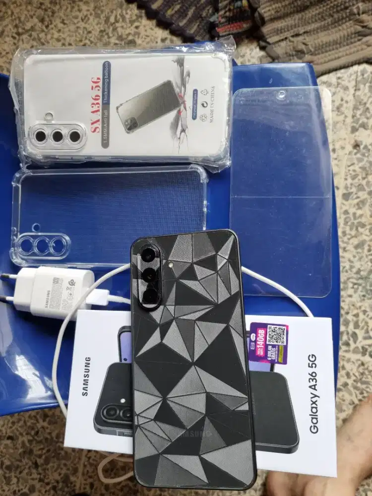 SAMSUNG A36 8+8/256 GB Mulus like new lengkap (Fullset) Garansi resmi