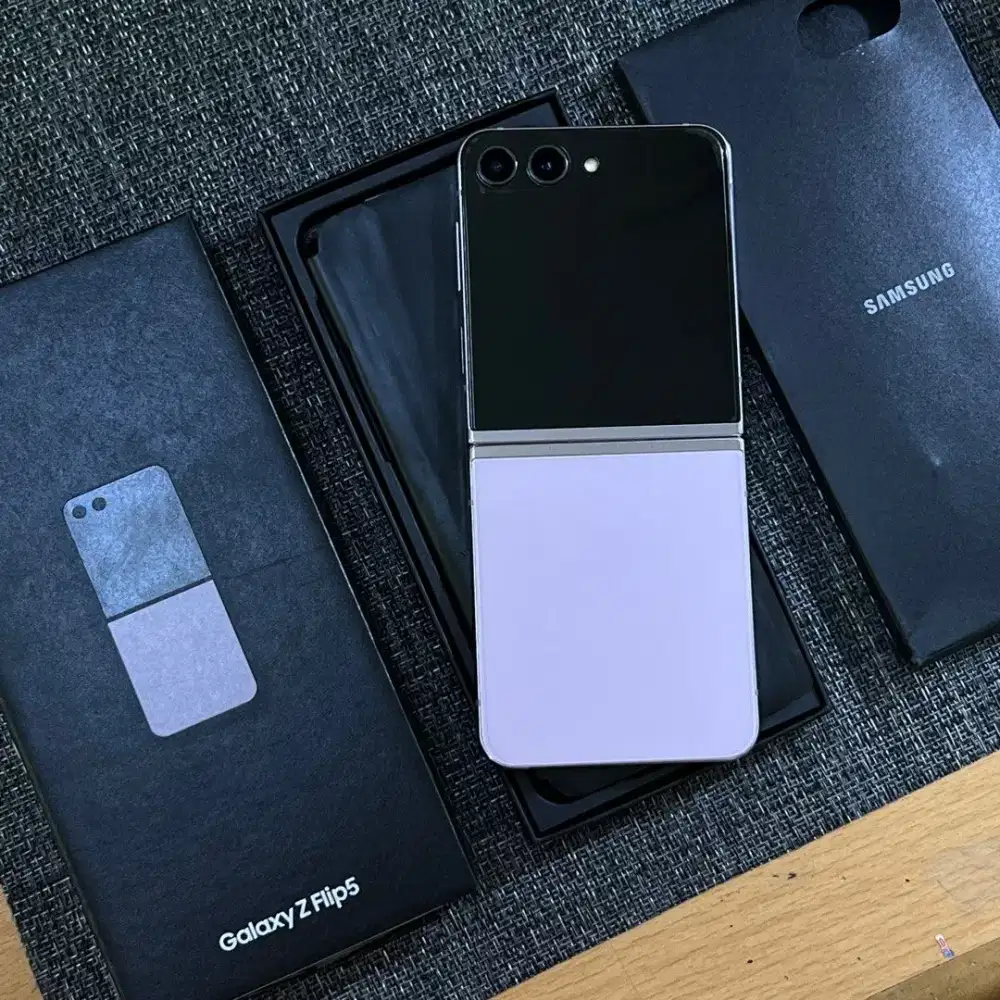 samsung z flip 5 lavender 512gb resmi sein