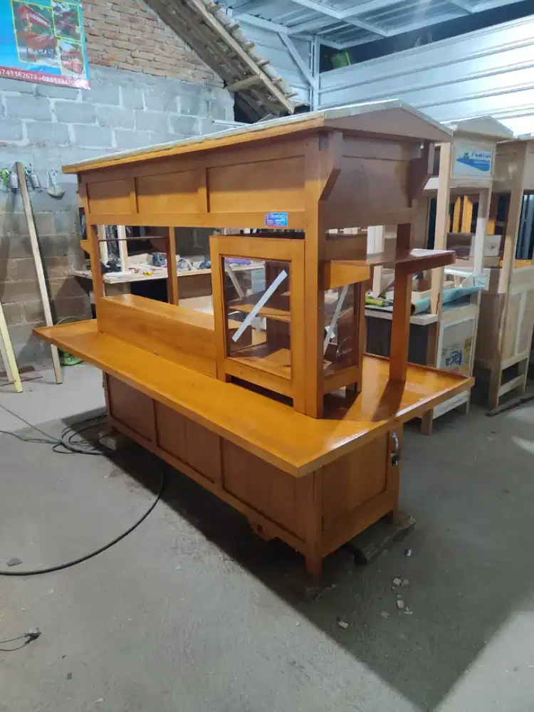 Sedia Gerobak Angkringan, Bakso Mie Ayam, Bubur, Sate, Soto, Pecel dll