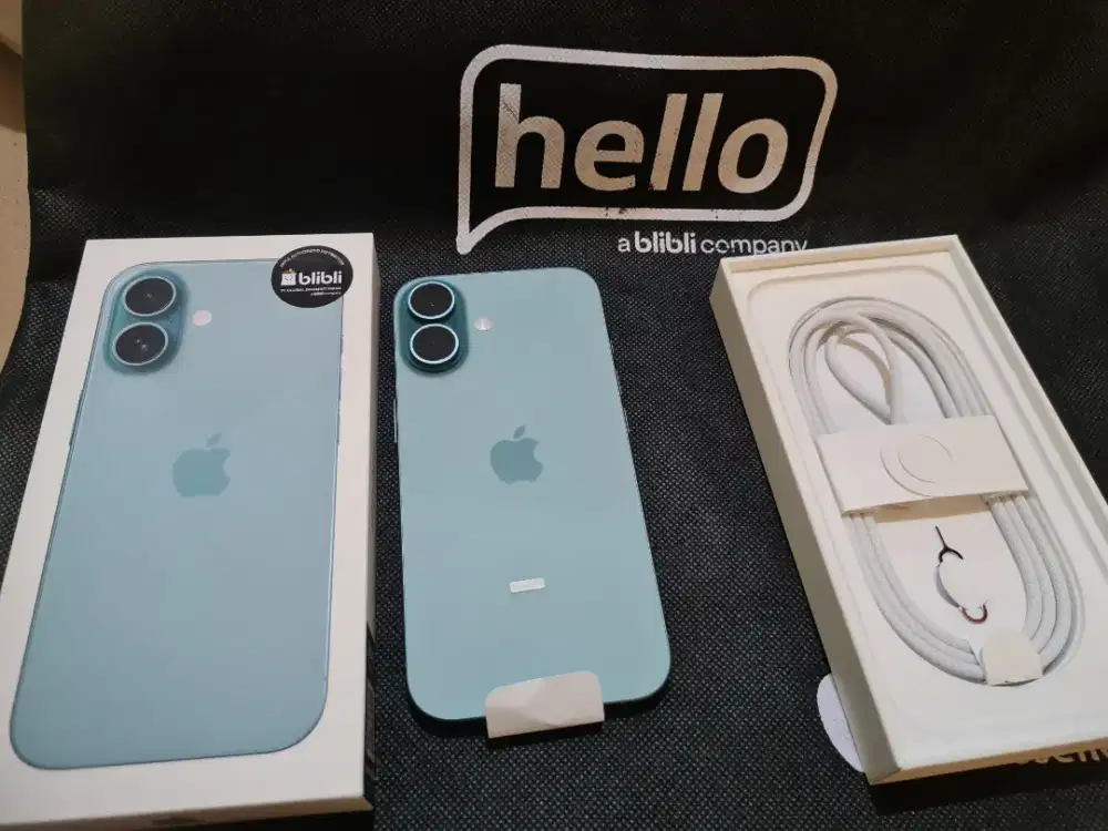 Iphone 16 / 128 , baru , murah. Garansi resmi