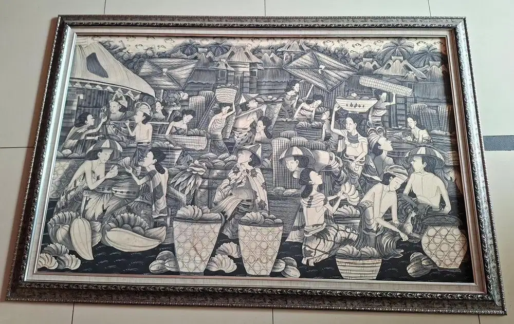 Painting Lukisan with Frame