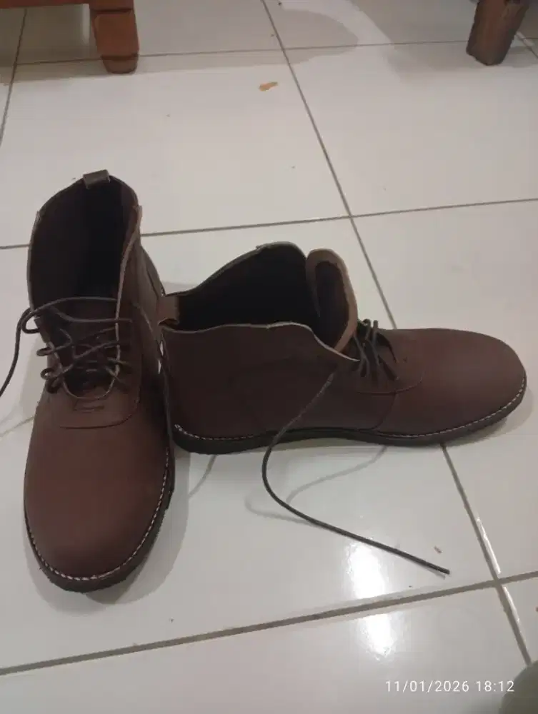 sepatu savety sauqi pria original