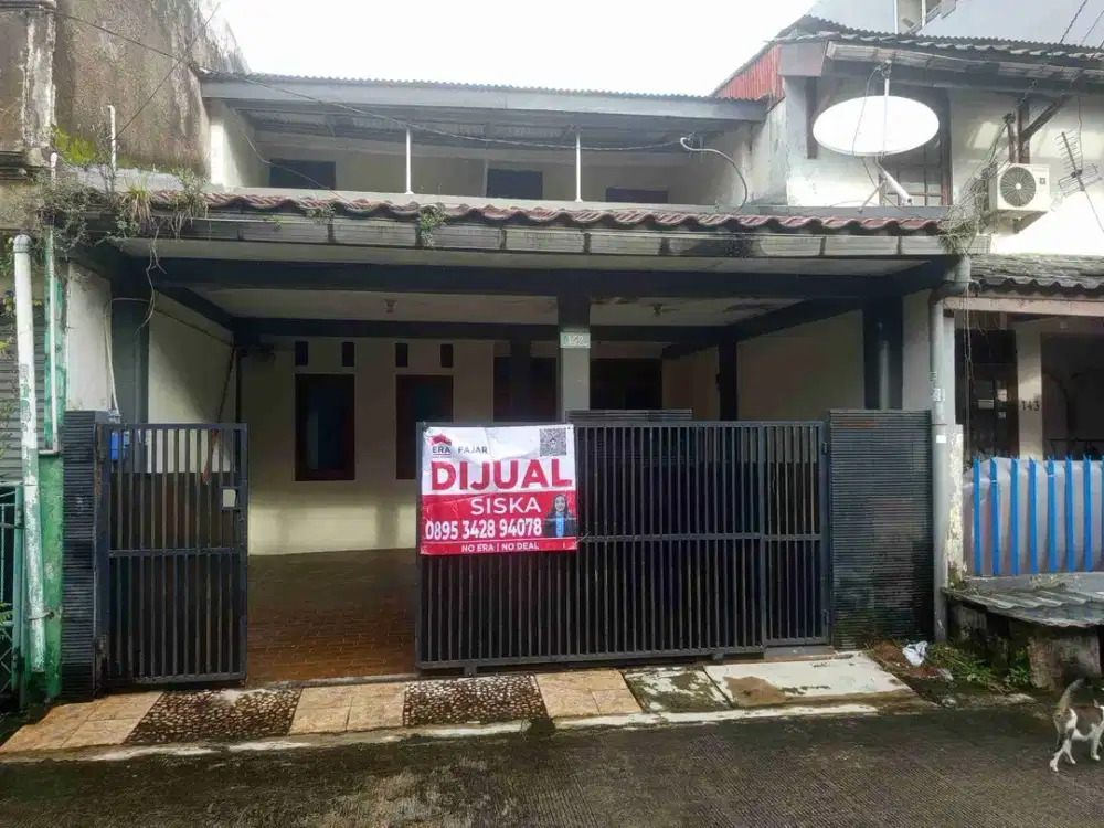 Dijual. rumah 2 lt siap huni di perumahan pinggir jalan Nusantara