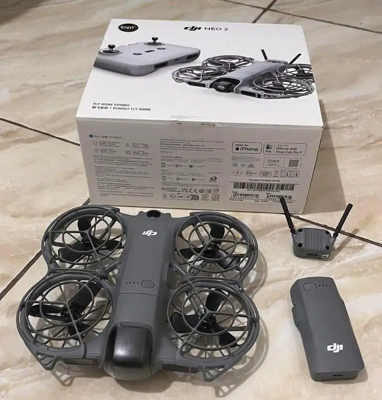 Drone DJI NEO 2 Fly More Basic box Combo 1 Batt NEW (TANPA REMOTE)