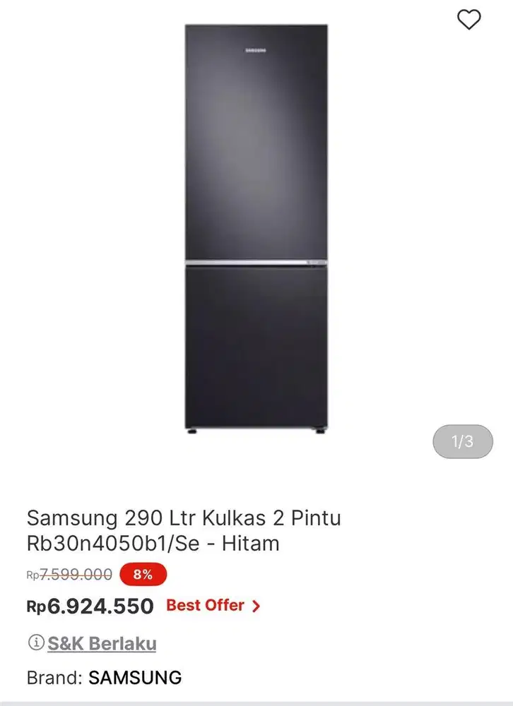 kulkas samsung bottom