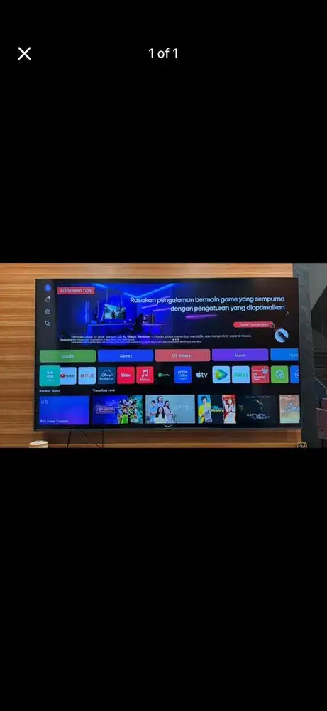 DIJUAL TV 86inch LG ( WEBOS TV UT8050PSB 86 )