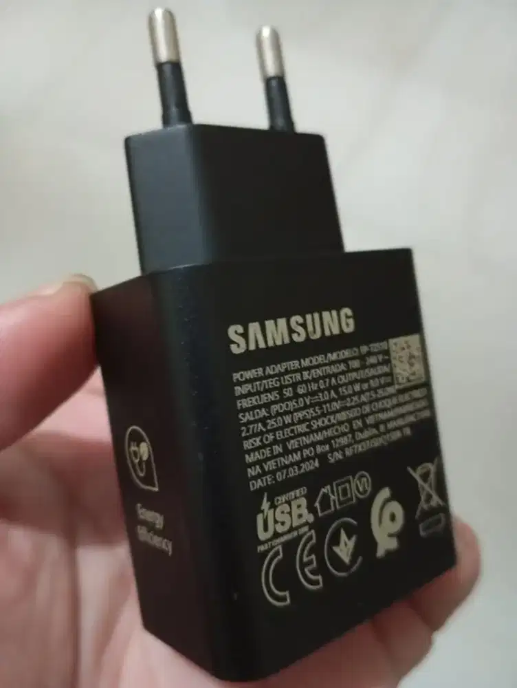 Charger samsung c to c 45 watt original 100%