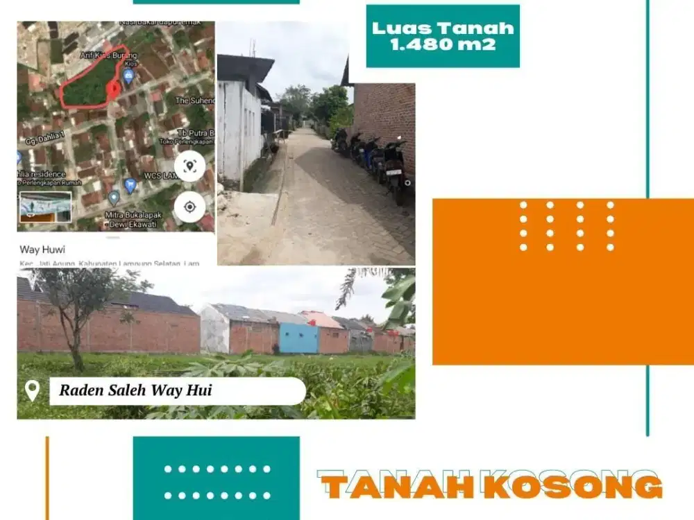 Tanah Kosong di Way Hui Raden Saleh