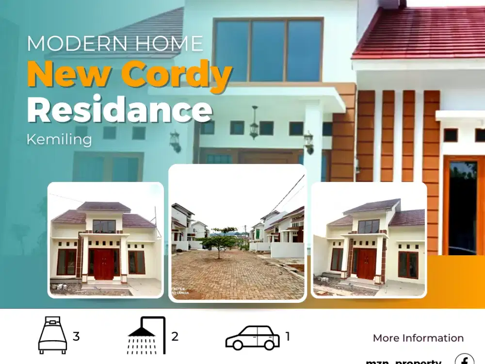 CLUSTER NEW CORDY RESIDENCE KEMILING DP 25jt All In