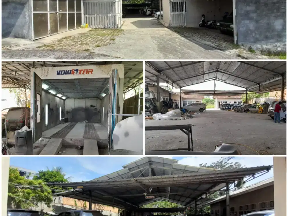 Dijual Tanah dan Bengkel Body Repair Beserta Managementnya