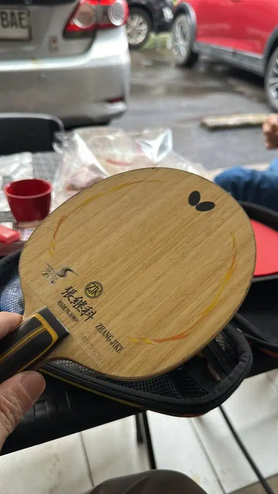 Bet kayu tennis meja zhang jike super zlc