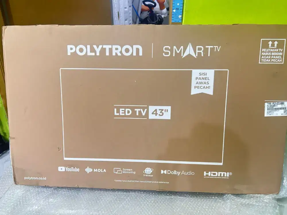 polytron led tv 43 inch pld43cv8869