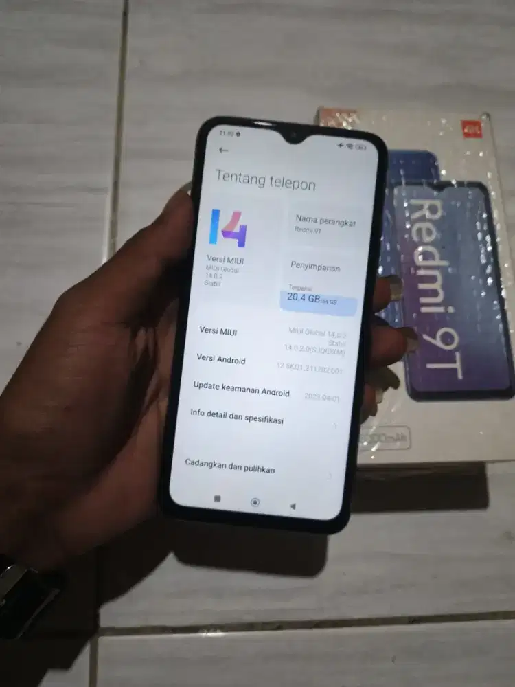 Redmi 9T 4/64 Fullset Garansi Resmi