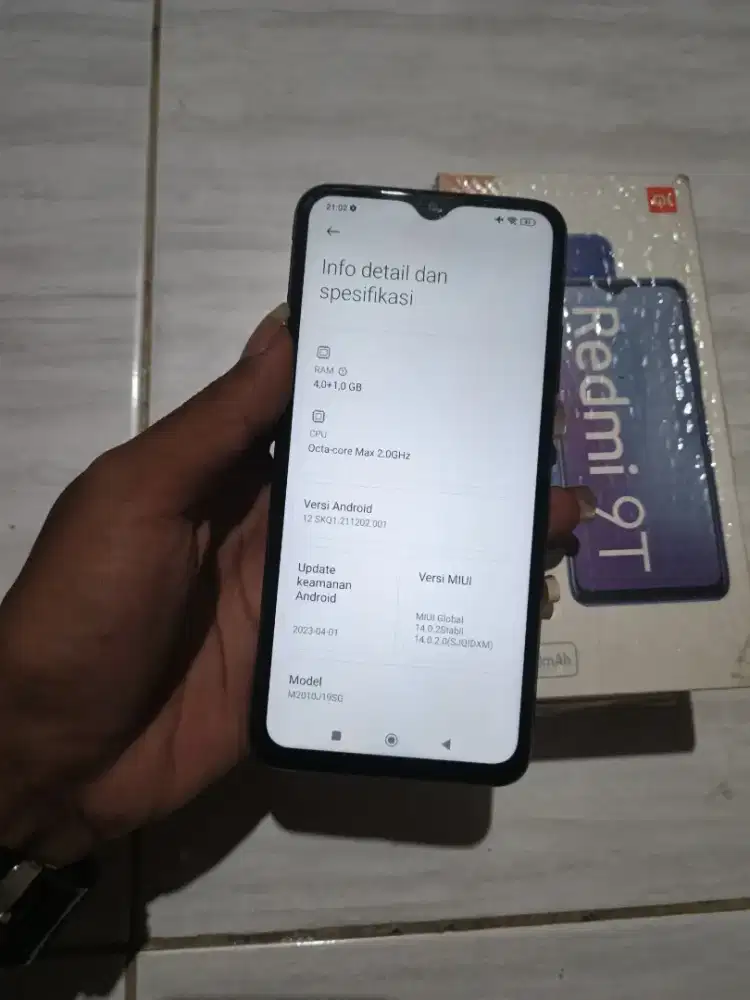 Redmi 9T 4/64 Fullset Garansi Resmi