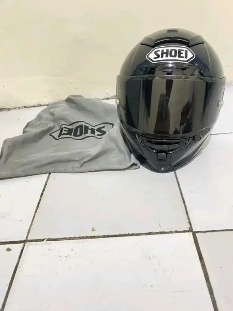 Helm Shoei x14 Hitam Glossy 100% Original
