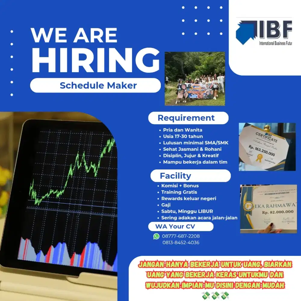 Lowongan Kerja PT.IBF jakarta selatan