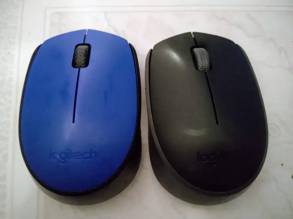 (modif) mouse wireless Logitech m171 & m170 bekas murah aja