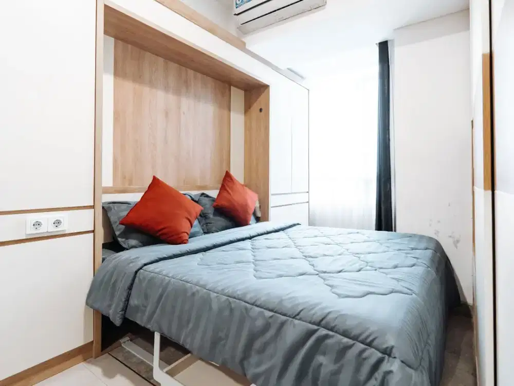 Disewakan Apartemen Skandinavia Tipe Studio Lt 33 Fully Furnished 15min Bandara Soekarno Hatta Tangerang