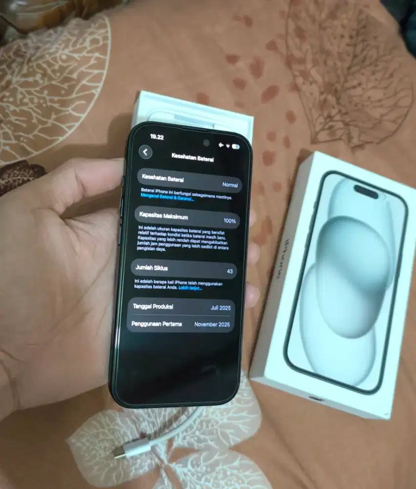 Iphone 15 Ibox 128Gb resmi mulus rasa baru 1bulanan pakai