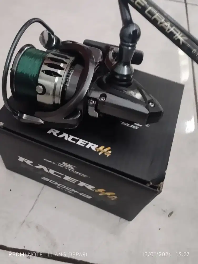 Reel pancing go strike racer hg 3000 joran anu fish 180
