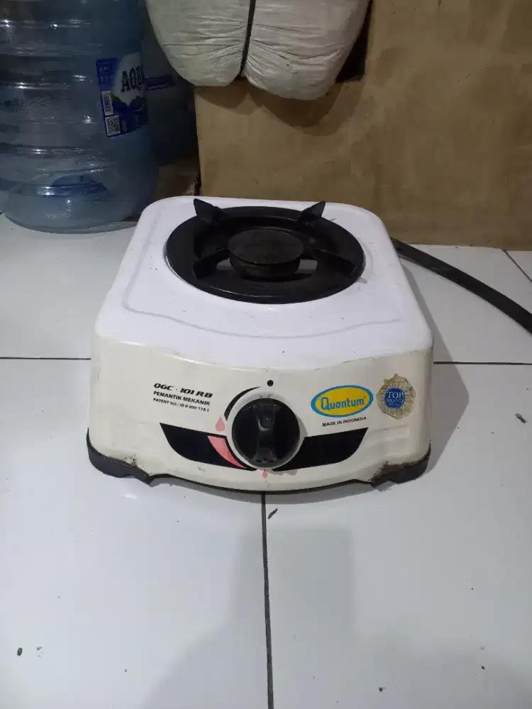 Kompor Quantum 1 Tungku QGC-101RB Dan Selang Gas NORMAL