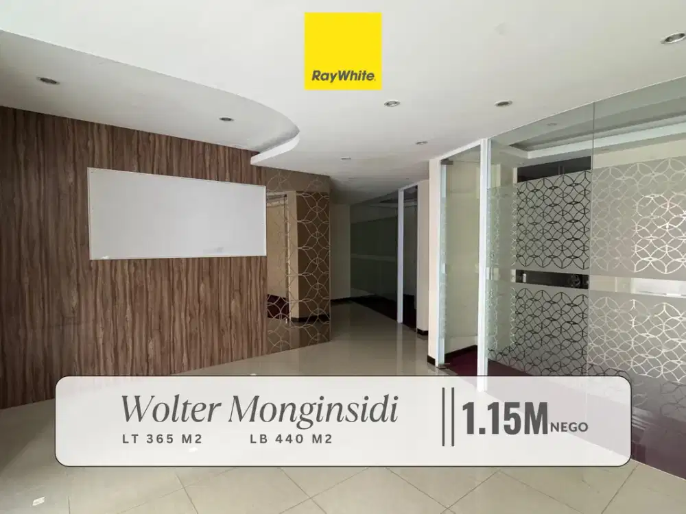 Disewakan Murah Bangunan Komersial cocok untuk Resto/Cafe di Jalan Wolter Monginsidi, Kebayoran Baru