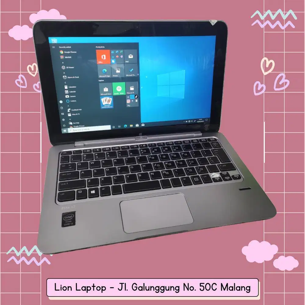 RAM 8GB SSD 256GB Touchscreen HP Elite X2 1011 G1 Tablet [13|01]