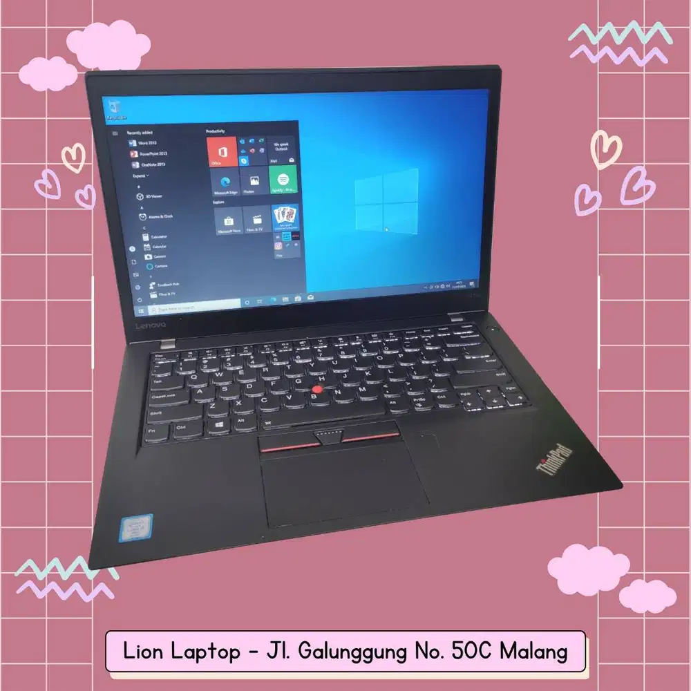 RAM 8GB SSD 256GB Core i7 SLIM Lenovo Thinkpad T470s [13|01]