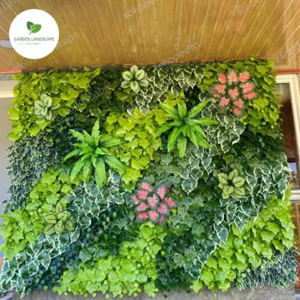 Jasa pembuatan taman vertical artificial