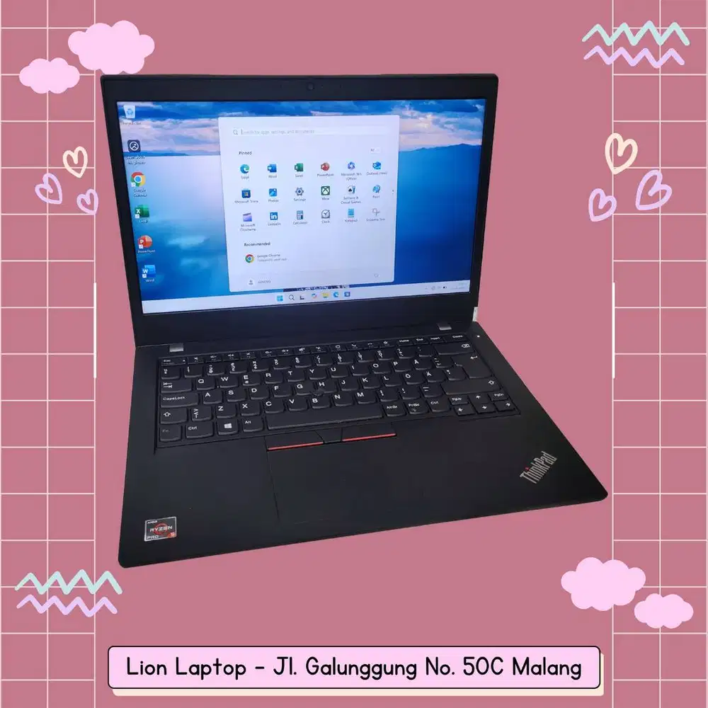 Gaming/Editing AMD Ryzen 5 PRO 8/256 MULUS Lenovo Thinkpad L14 [13|01]