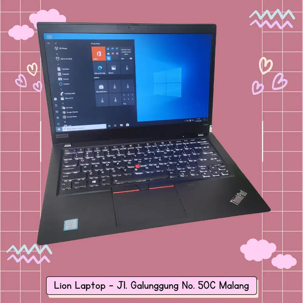 RAM 16GB SSD 512GB Core i5 Slim Lenovo Thinkpad T490s [13|01]