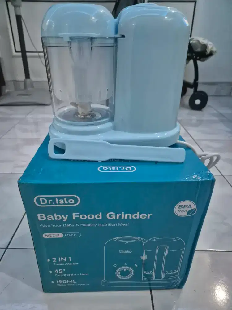 Dr Isla Baby Food Grinder steamer