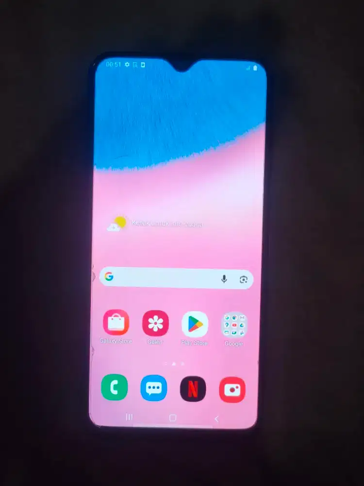 Samsung Galaxy A30s, Ram : 4 Gb, Memori : 64 Gb, belum pernah service
