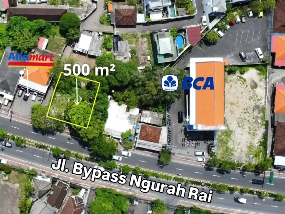 Dijual Tanah komersil dekat Tol & Obyek Wisata di Jl Bypass Nusa Dua Bali