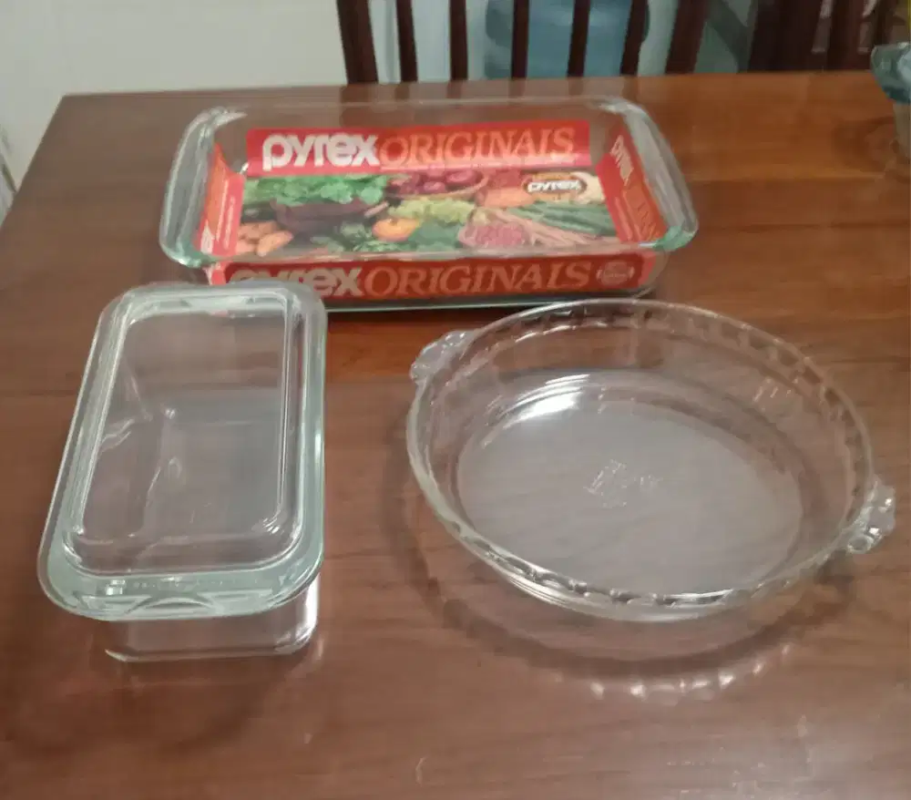 Paket 3Wadah Saji Pyrex