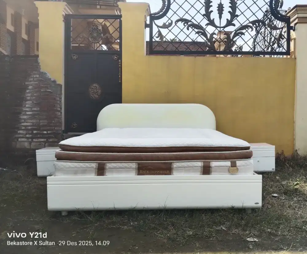 Springbed Spring air back supporter dobel latex set bedframe informa