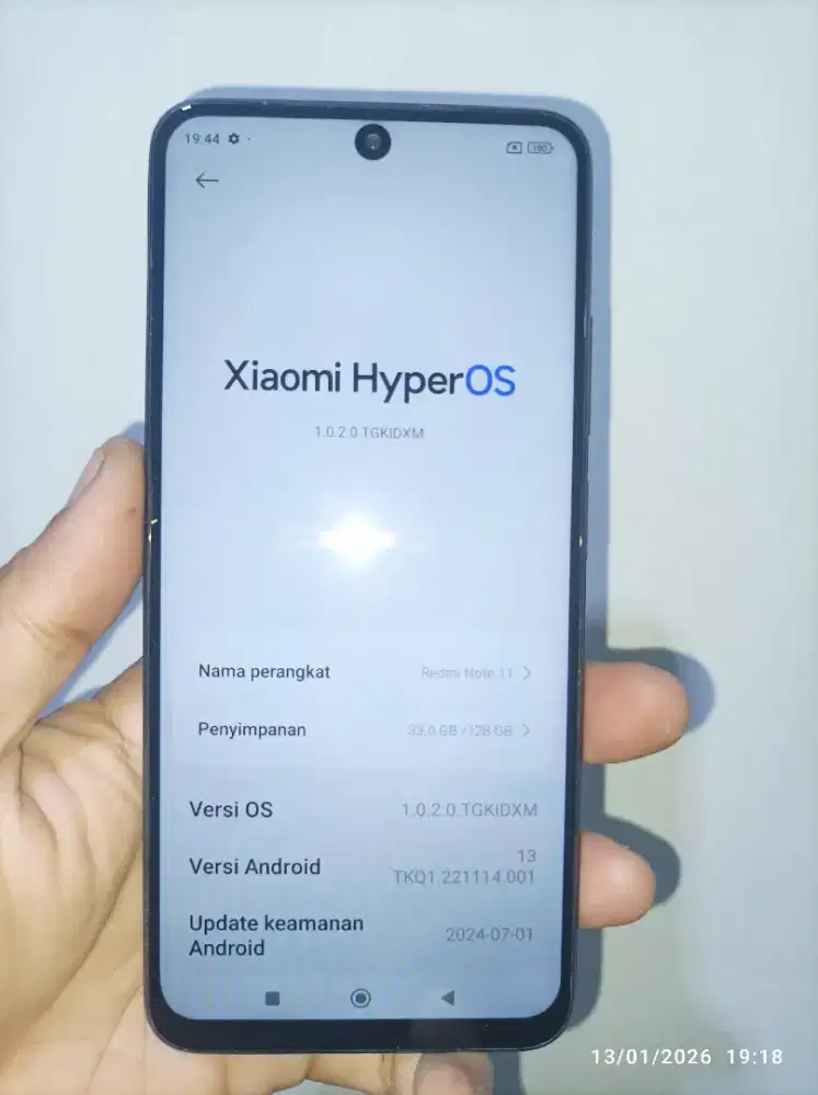 Redmi note 11 nfc ram 6+6/128