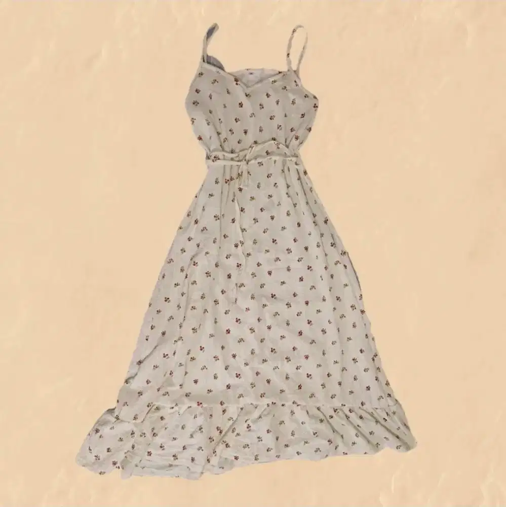 Lynatha floral Dress  Premium - Mulus & Bersih - Size M